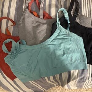 Set of 4 old navy sports bras